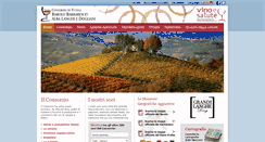 Desktop Screenshot of langhevini.it